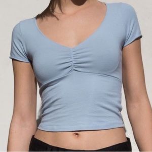 Brandy Melville Light Blue Gina Top